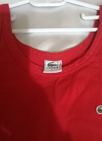 m Beden kırmızı Renk Lacoste Kırmızı Elbise Orijinal