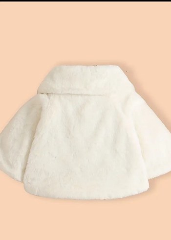 Beyaz Kürk Detaylı Kız Bolero - Görsel 4