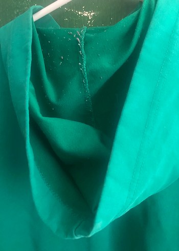 Erkek Yeşil Kapüşonlu Sweatshirt - Görsel 4