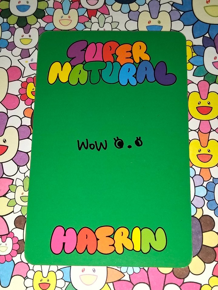 NewJeans Haerin Photocard Satış Supernatural Weverse A Version - Görsel 2