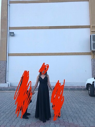 Siyah abiye elbise