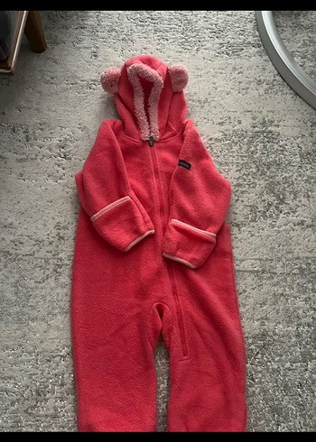 Pembe Kürklü Bebek Kız Tulum