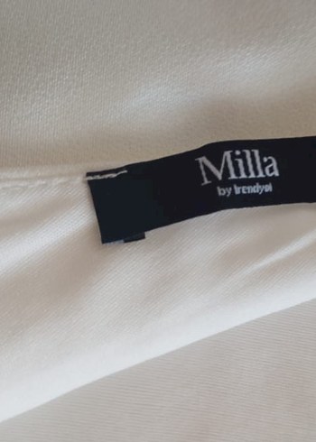 Düğmeli Kolsuz Beyaz Elbise - Görsel 5