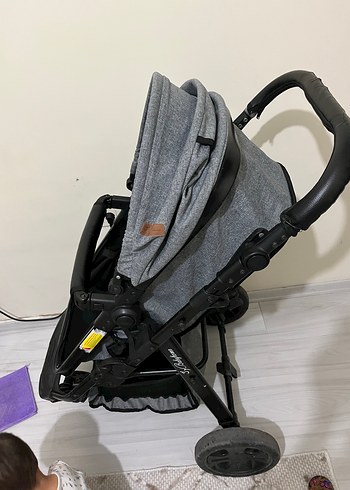 Gri Bebek Arabası - Görsel 3