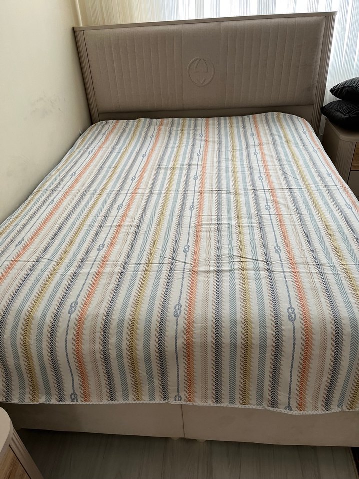 Yataş Pastel Renkli Tie-Dye Desenli Nevresim Takımı - Görsel 2