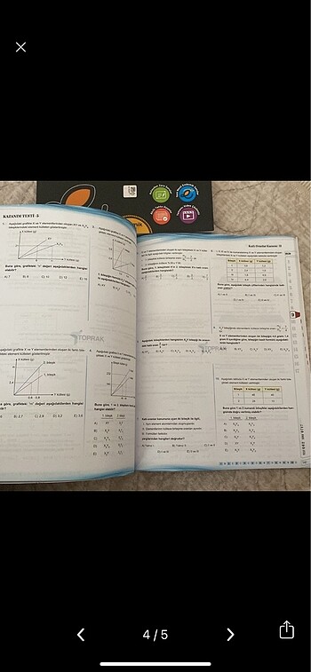  Beden Renk Tyt ayt fizik kimya test kitapları