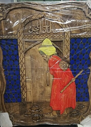 Tasarımcı El Yapımı Ahşap Oyma Kaplumbağa Terbiyecisi