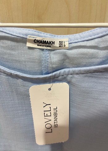 Mavi ikili takım şort bluz - Görsel 4