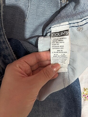 30 Beden Colins jean kot pantolon