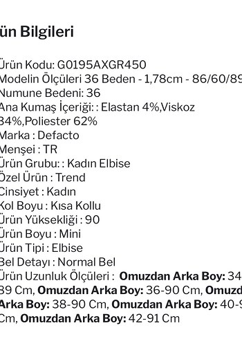 Defacto gri elbise - Görsel 4