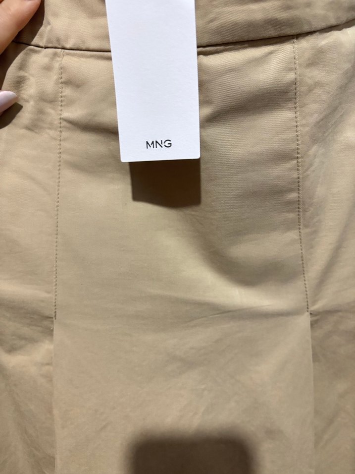 Bej Midi Kadın Uzun Etek mango - Görsel 2