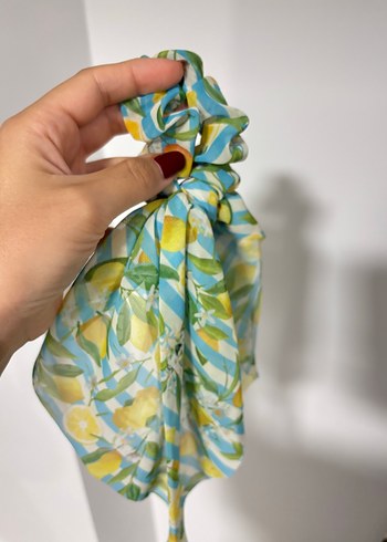 Bohem Renkli Kurdeleli Saç Tokası - Görsel 3