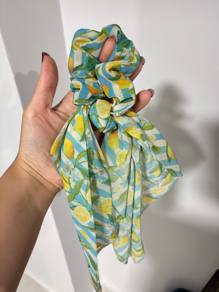 Bohem Renkli Kurdeleli Saç Tokası - Görsel 2