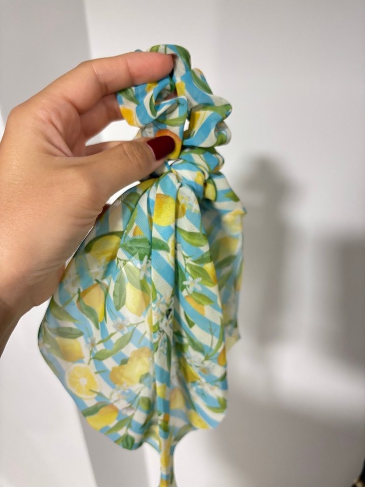 Bohem Renkli Kurdeleli Saç Tokası - Görsel 3