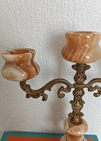 Diğer Antika mermer şamdan 