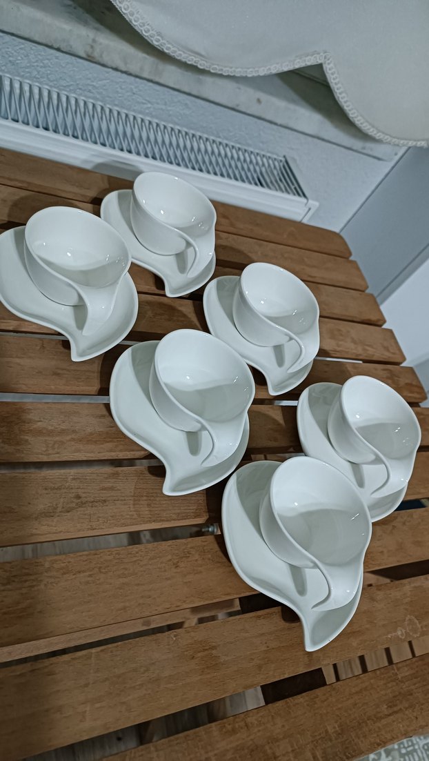 Beyaz Fincan Takımı - Görsel 2