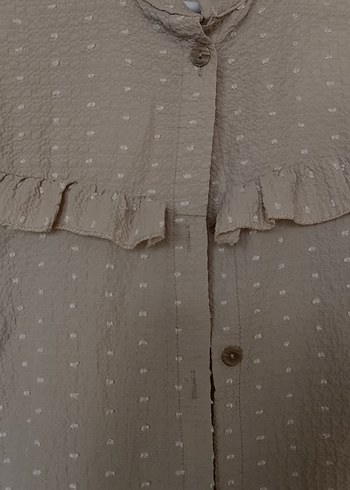 Bej renk Gömlek - Görsel 2