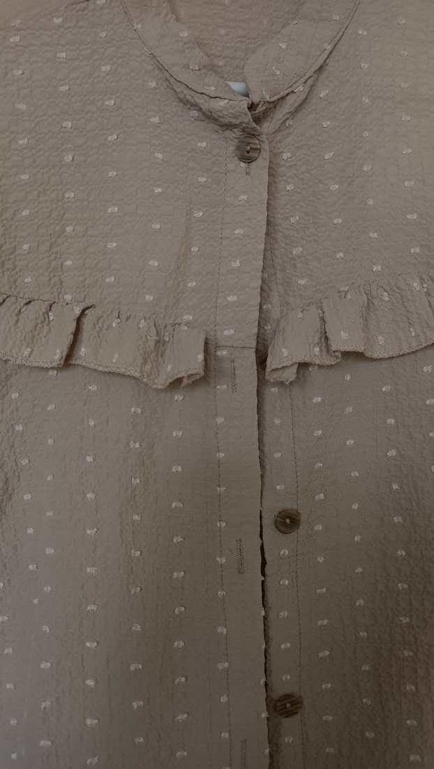 Bej renk Gömlek - Görsel 2