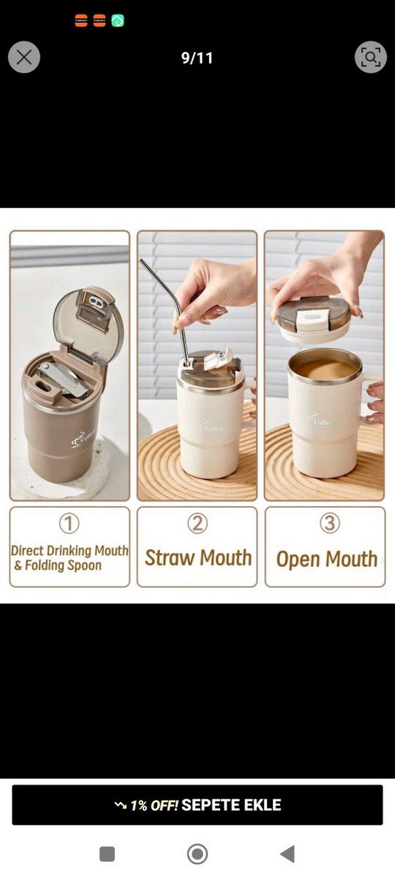 Termos bardak mug - Görsel 3