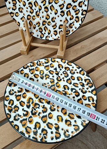 Leopar Desenli pasta tabağı - Görsel 2