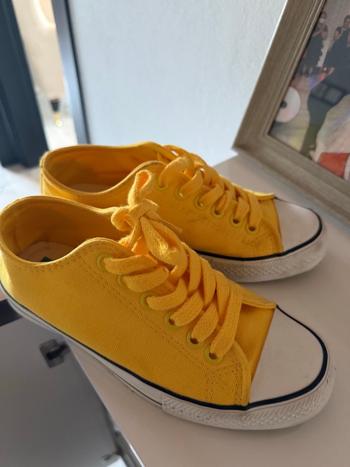 Sarı Kadın Günlük Spor Ayakkabı - Görsel 2