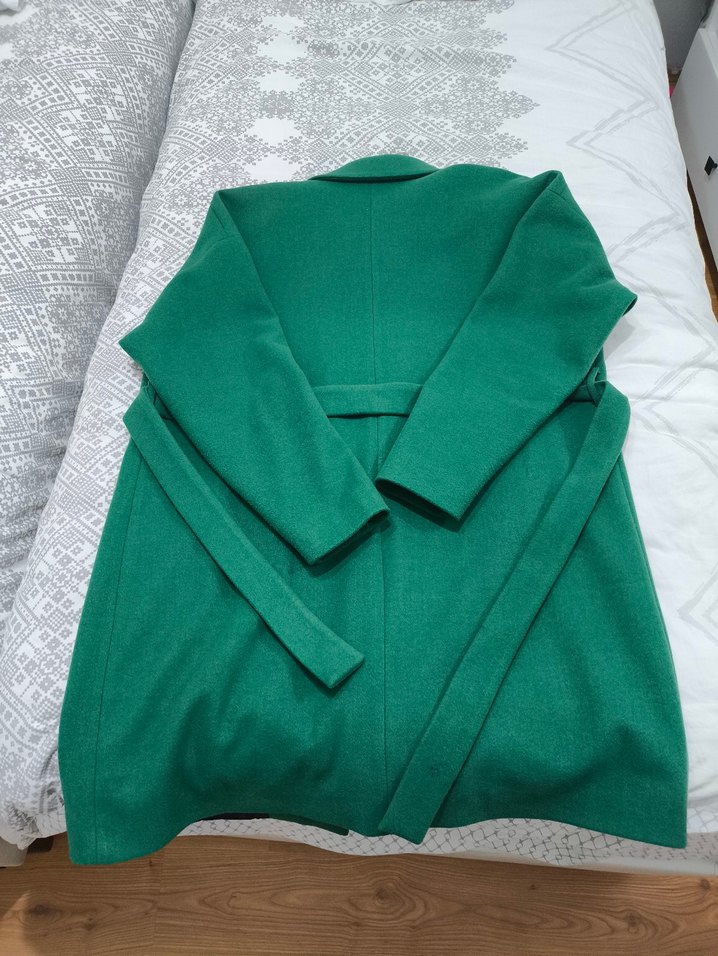 Vamos | Erkek Yeşil kaşe kaban - Görsel 3