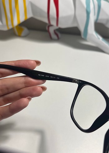 Beden siyah Renk Rayban numaralı gözlük çerçevesi