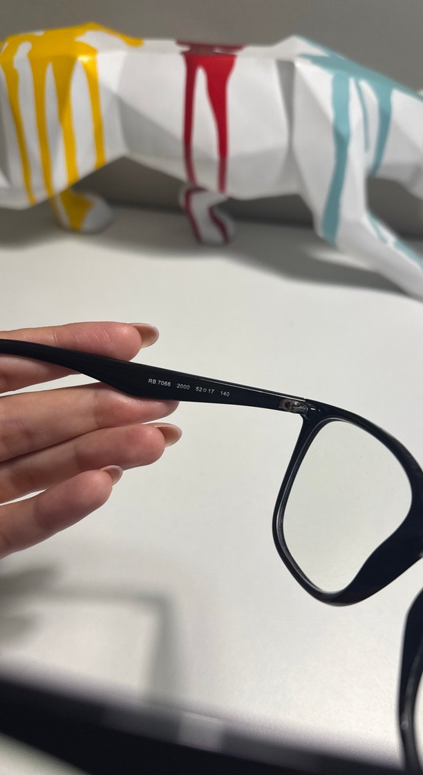 Rayban numaralı gözlük çerçevesi - Görsel 4