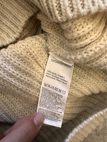 Trendyolmilla renkli kalın kazak - Görsel 5