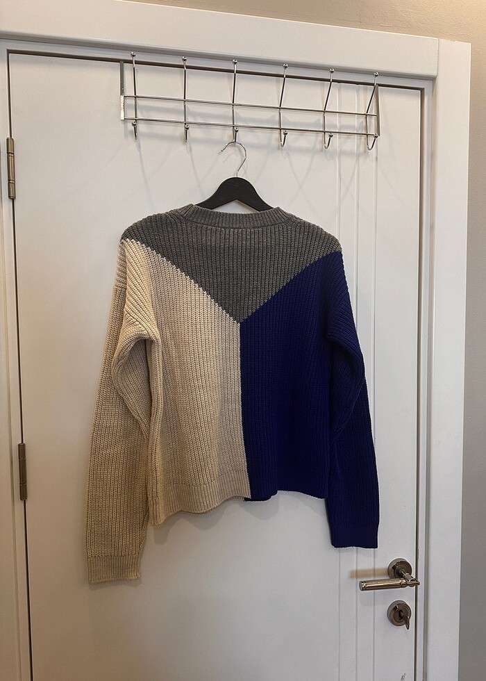 Trendyolmilla renkli kalın kazak - Görsel 4