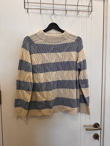 Mango çizgili kazak - Görsel 2