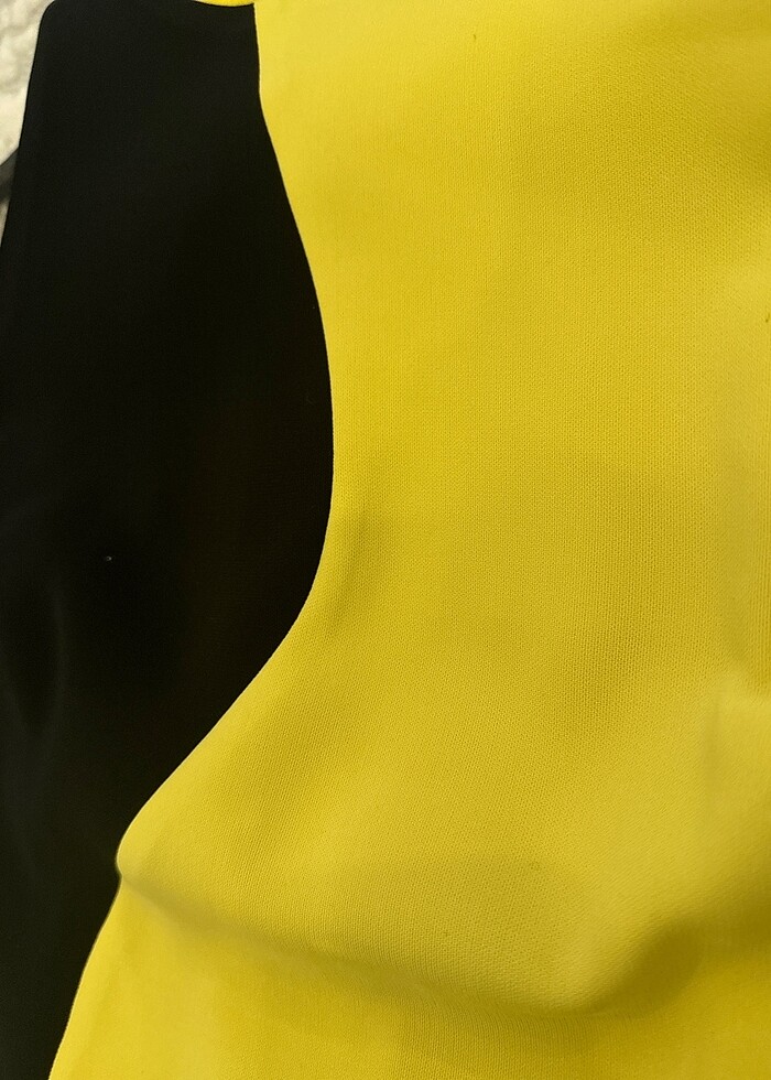 Ayhan sarı ve siyan elbise - Görsel 4