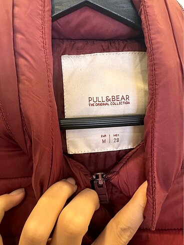 Pull and bear bordo mont - Görsel 4