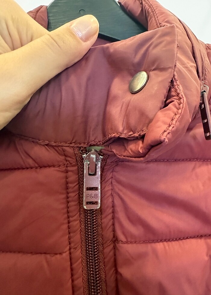 Pull and bear bordo mont - Görsel 5