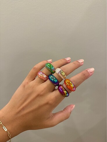 Renkli yüzük - Görsel 2