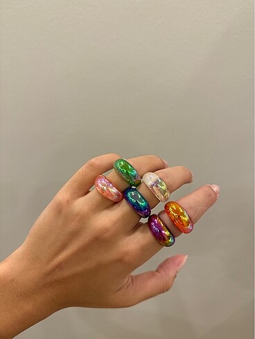 Renkli yüzük - Görsel 3