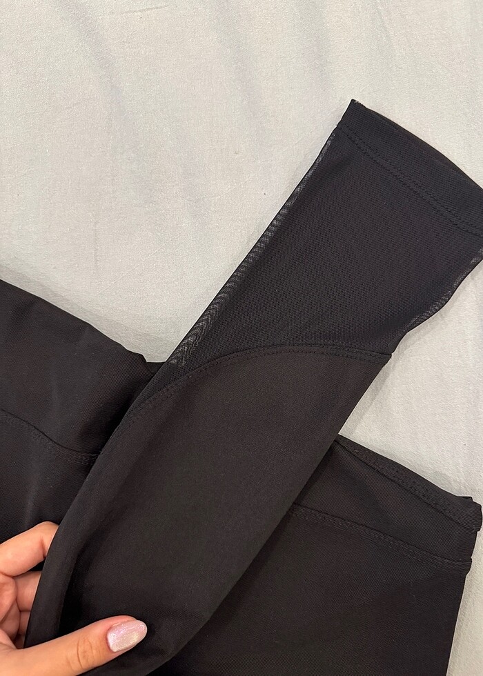 Trendyolmilla siyah tayt - Görsel 4