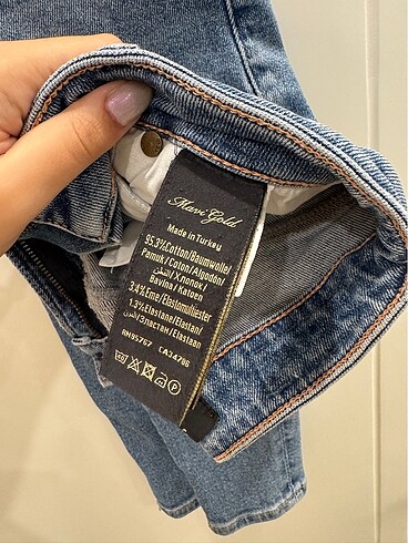 Mavi Serenay Gold İndigo jean - Görsel 4