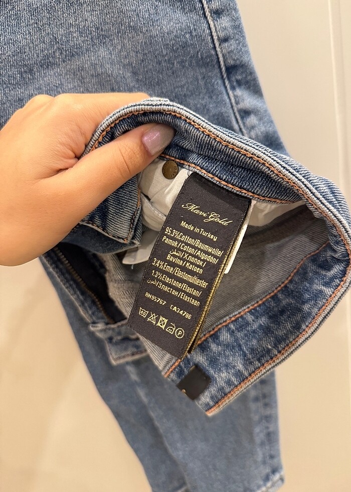 Mavi Serenay Gold İndigo jean - Görsel 3