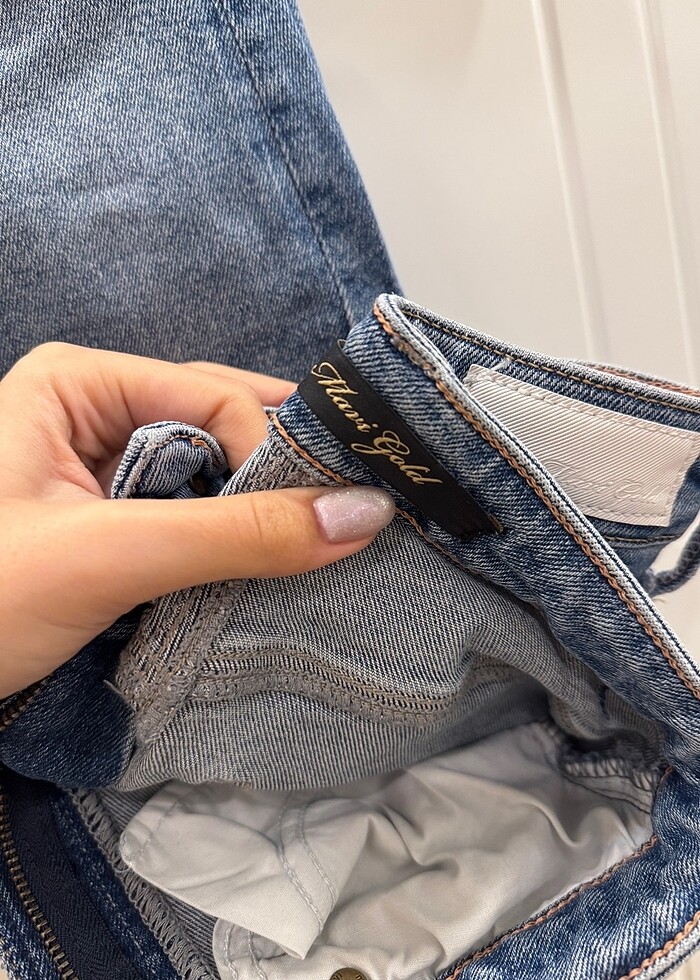 Mavi Serenay Gold İndigo jean - Görsel 2