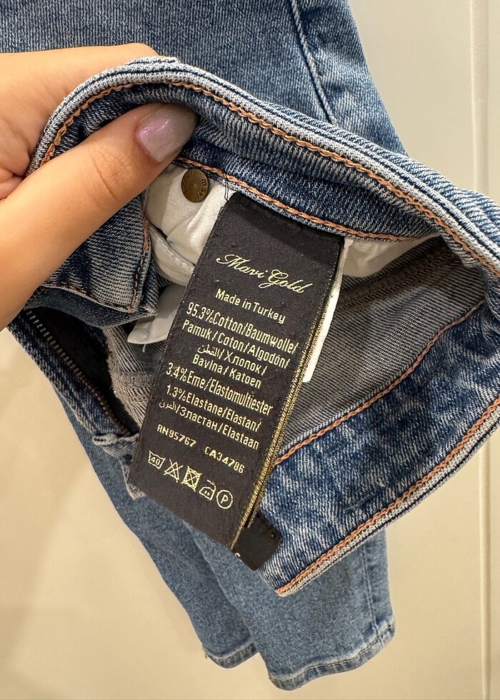 Mavi Serenay Gold İndigo jean - Görsel 4