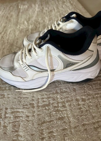 Kadın Beyaz Spor Ayakkabı Kappa 37 - Görsel 4