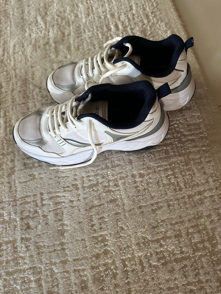 Kadın Beyaz Spor Ayakkabı Kappa 37 - Görsel 5