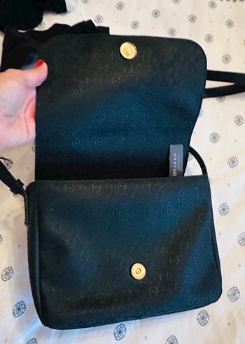 Vakko Siyah Deri Tokalı Kadın Çanta - Görsel 3