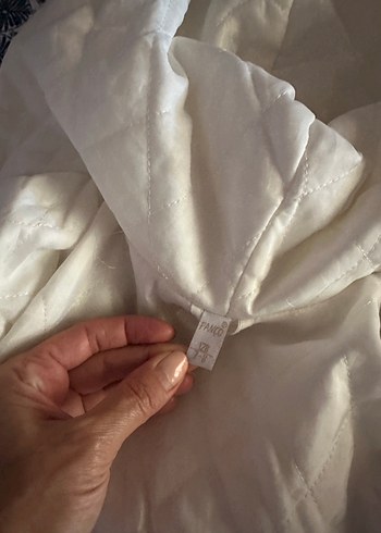 Beyaz Kapüşonlu Peluş Salaş çocuk - Görsel 2