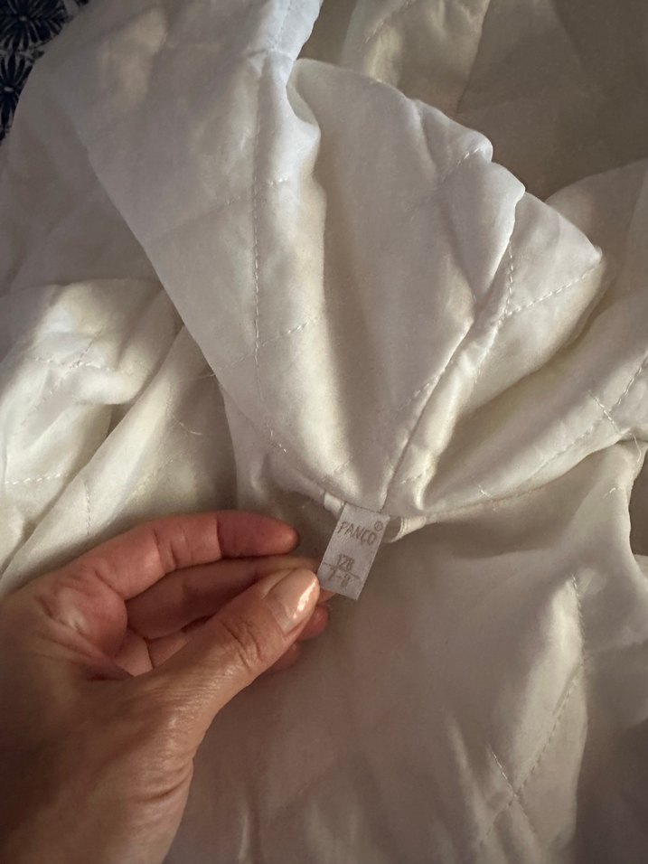 Beyaz Kapüşonlu Peluş Salaş çocuk - Görsel 2