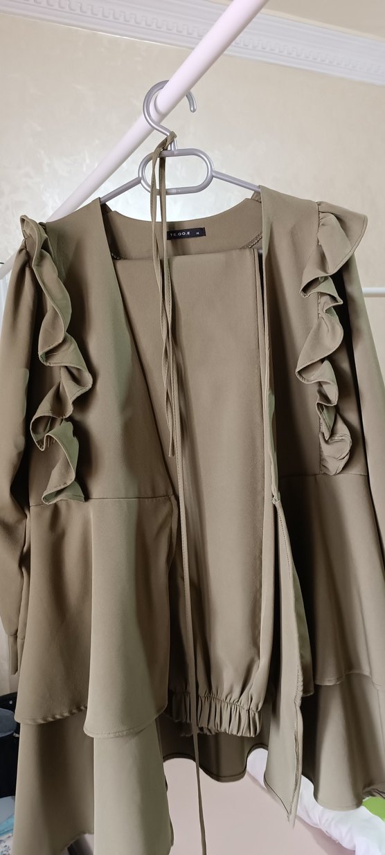 haki yeşil pantolon tunik - Görsel 2