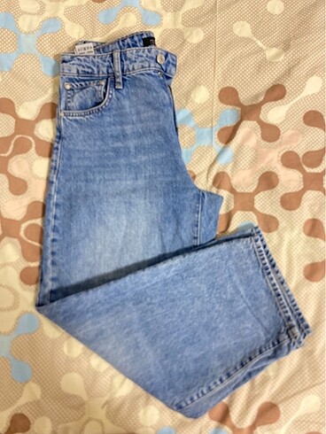 Mavi baggy pantolon