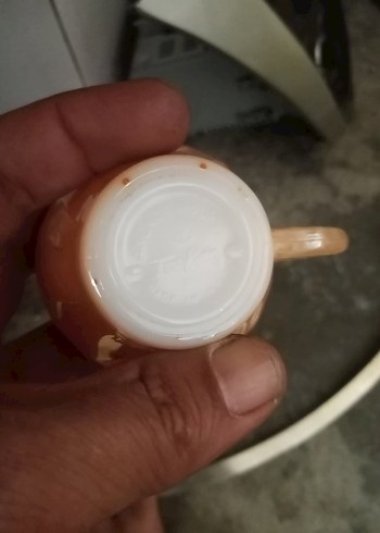 Vintage gold renk damgalı fincan takımı - Görsel 4