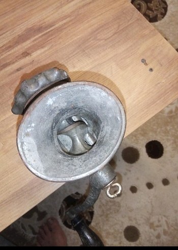 Alman Alexander Werk no:7 Döküm kıyma makinası - Görsel 3